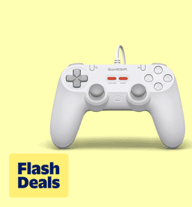 Image shows GameSir Tegenaria Lite Wired Game Controller For Switch, Switch2, Android, iOS, PC, Steam With Retro 90s Design, Hall Effect Sticks, Dual 