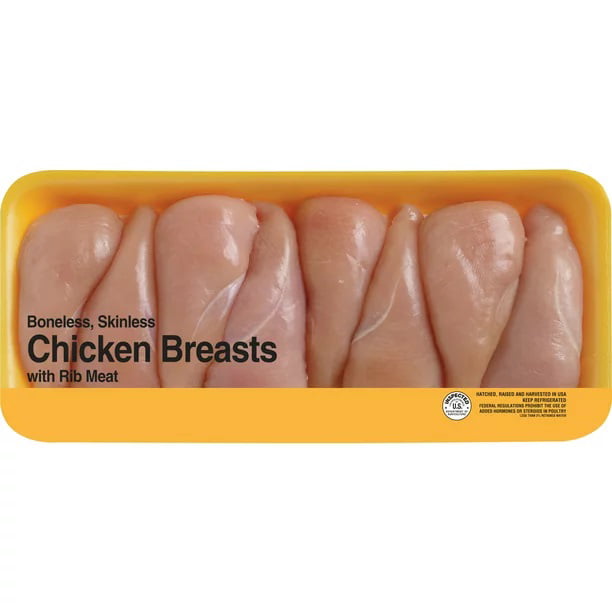 .com: Just Bare All Natural Fresh Chicken Breast Fillets, No  Antibiotics Ever, Boneless, Skinless