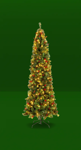Image shows a green background with no visible depiction of the Best Choice Products pre-lit Christmas tree.
