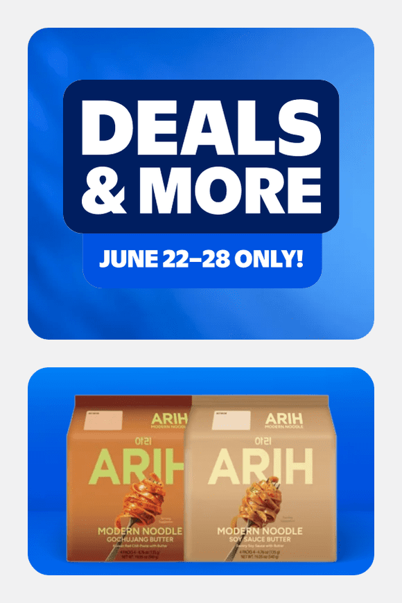 Image shows ARIH BTS' Choice Modern Noodle Bundle, Multiple Flavors