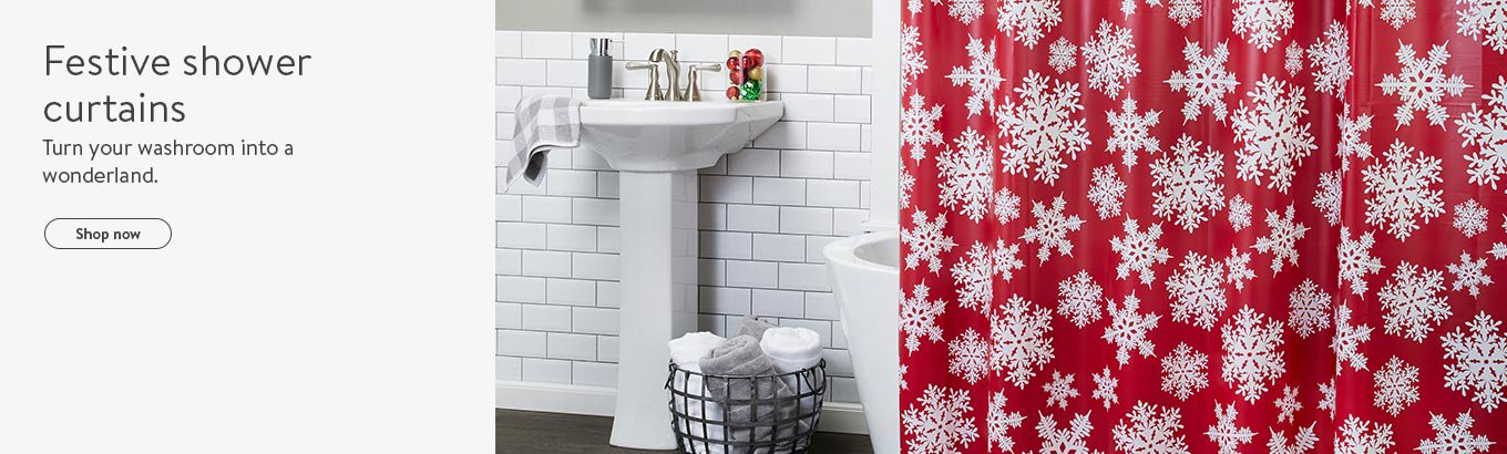 Christmas Shower Curtains - Walmart.com