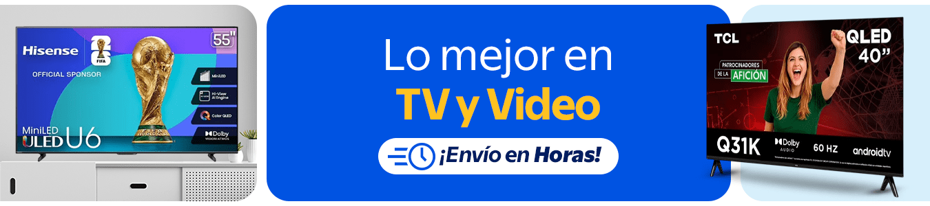 Lo mejor en TV y Video ¡Envío en Horas!