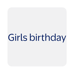 Girls birthday