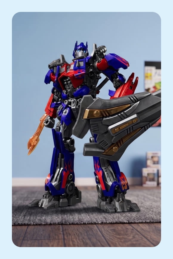 Transformers Optimus Prime model kit.
