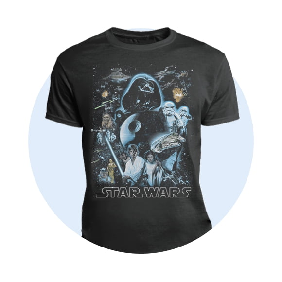 DJ YODA T-Shirt STAR WARS Jedi Darth Vader Poster The Force Awakens Empire Funny 