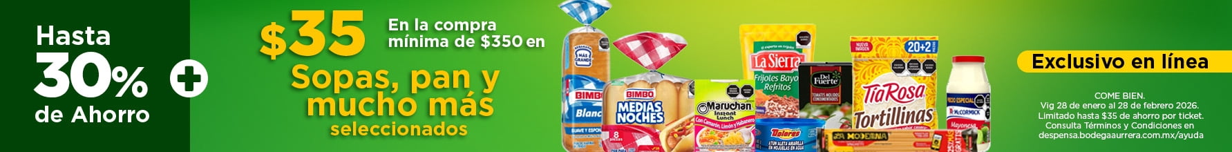 Ahorro Despensa en Bodega Aurrera en Línea