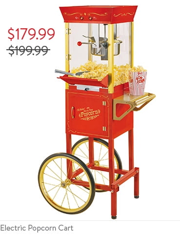 Electric Popcorn Cart