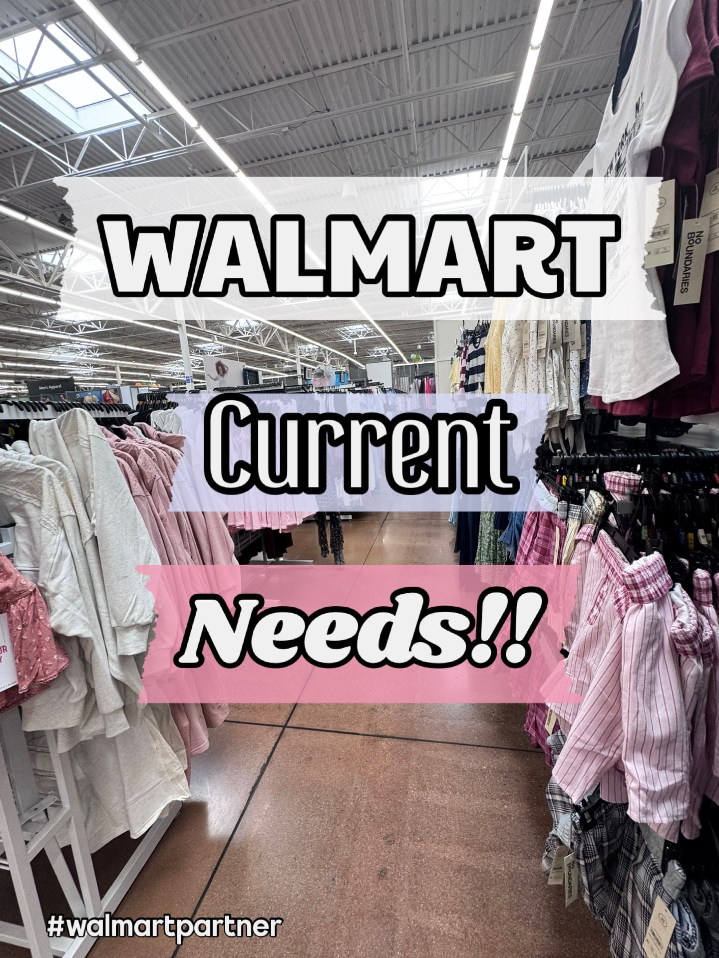 Walmart must haves!, Shop post, 