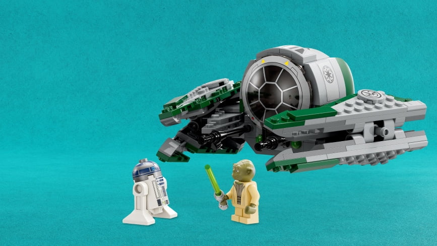 LEGO Star Wars: The Clone Wars Yoda's Jedi Starfighter 75360 Star Wars  Collectible for Kids Featuring Master Yoda Figure with Lightsaber Toy,  Birthday Gift for 8 Year Olds or any Fan of