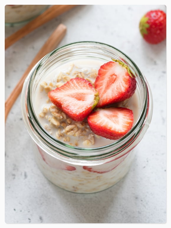 Protein-packed overnight oats. Learn how to prep this power meal. Shop now.