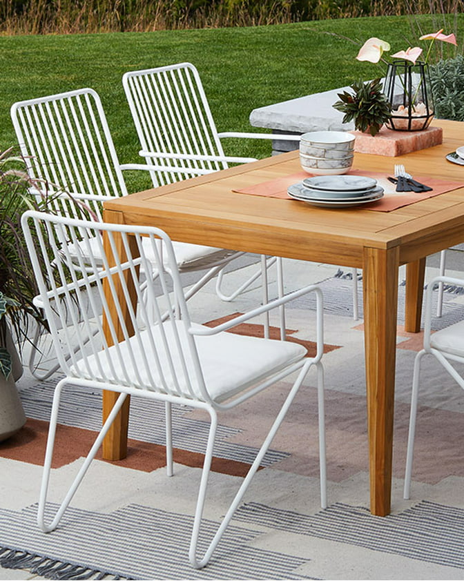 Best Outdoor Furniture Com, White Steel Patio Chairs