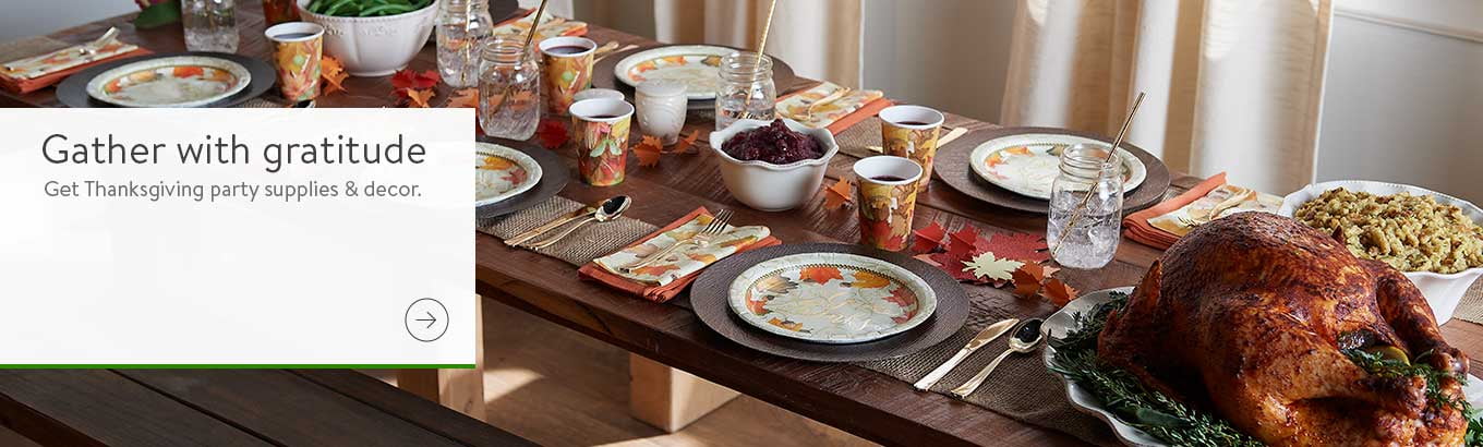 Thanksgiving Party Supplies Walmart Com