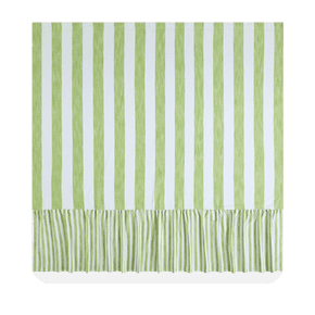 green stripe shower curatin