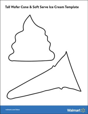 how to make cute paper ice cream cone crafts walmartcom