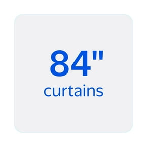84" curtains