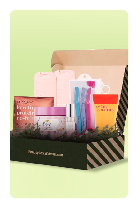 Walmart Beauty Box. A mix of must-haves & faves for $8.98.* Subscribe now.