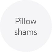 Pillow shams.