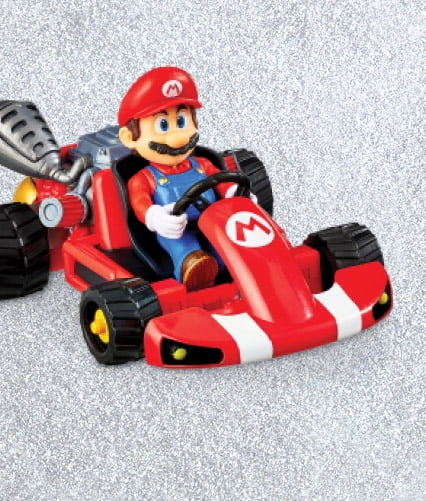 The Super Mario Bros. Movie 2.5 inch Mario Action Figure with Pull Back Racer