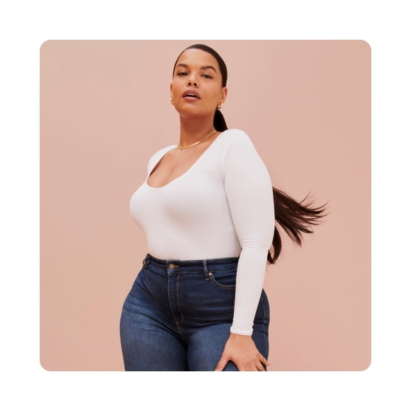 cropped plus size barato