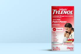 Infant Tylenol pain and fever medicine.