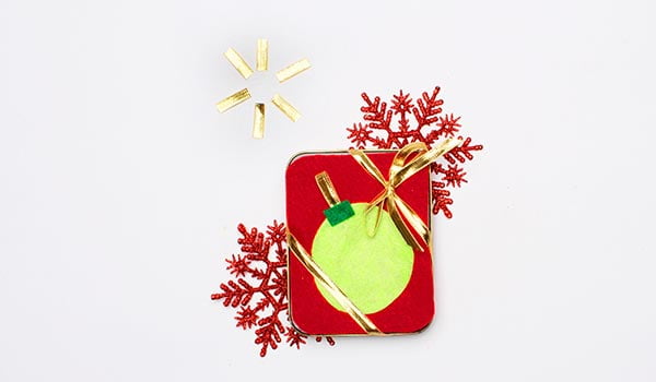 Christmas tin gift card holders Christmas tin gift card holders