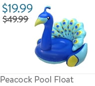 Giant Peacock Pool Float 