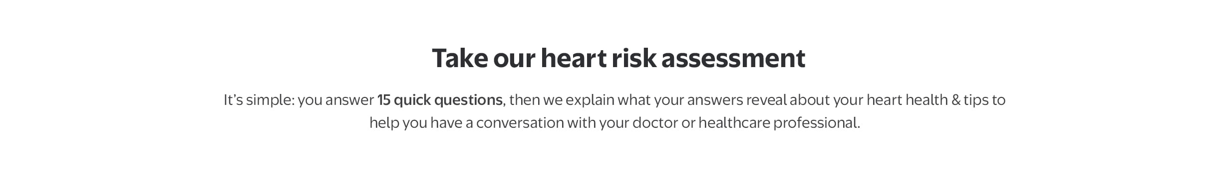 Check Your Heart Risks - Walmart.com