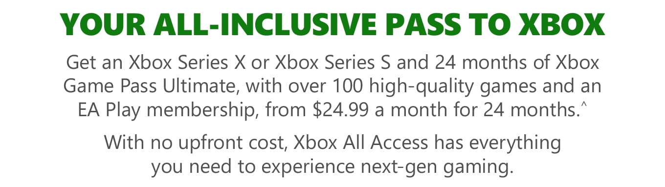 xbox all access series s