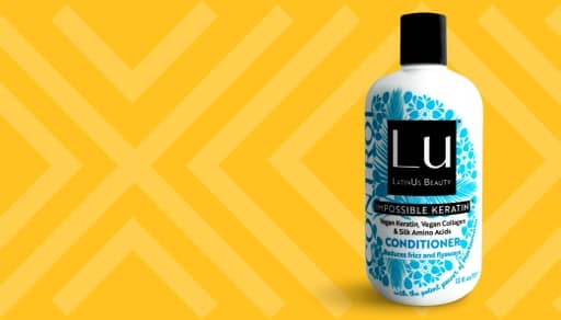 View a bottle of conditioner from LatinUs.