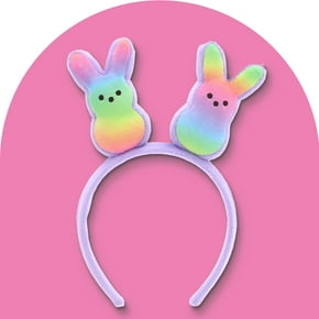Peeps accessories, apparel, gifts, arts and crafts including a headband, t-shirt, milk chocolate candy, and imagine ink pictures.