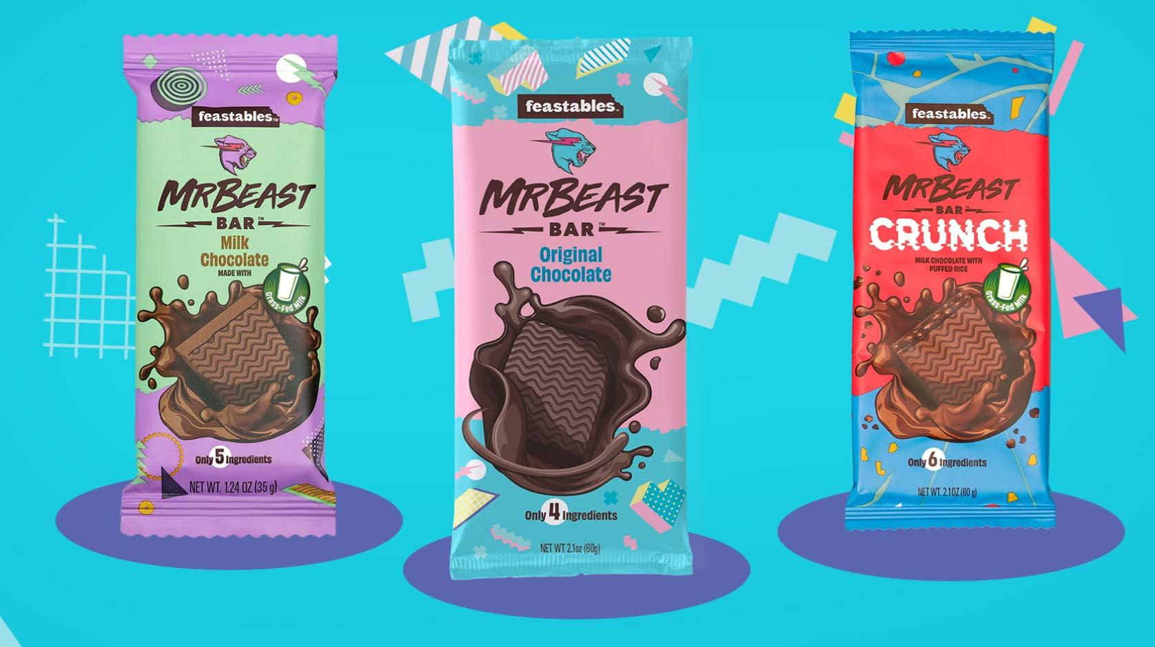 Feastables Mr. Beast Crunch Chocolate (Preorder) – Delites