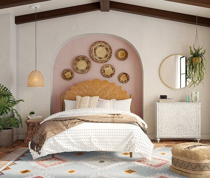 bohemian bedroom chair