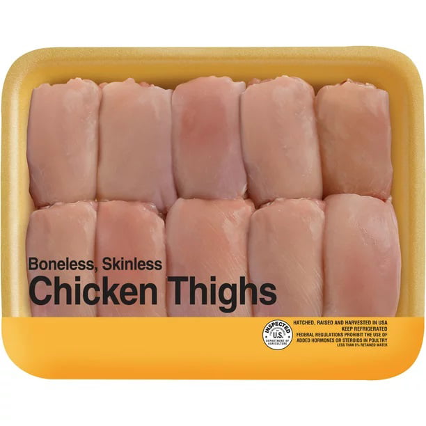 Marketside Butcher Whole Chicken Without Giblets, 21g Protein per 4oz  Serving, Allergen Free 