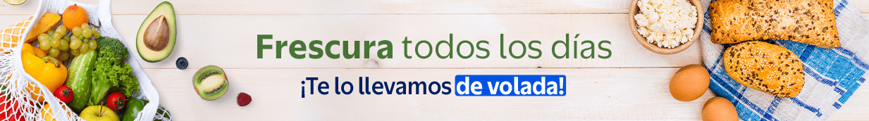 Frescura todos los días Te lo llevamos de volada Doble Garantía de Frescura
