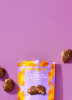 An open bag of bettergoods candy.