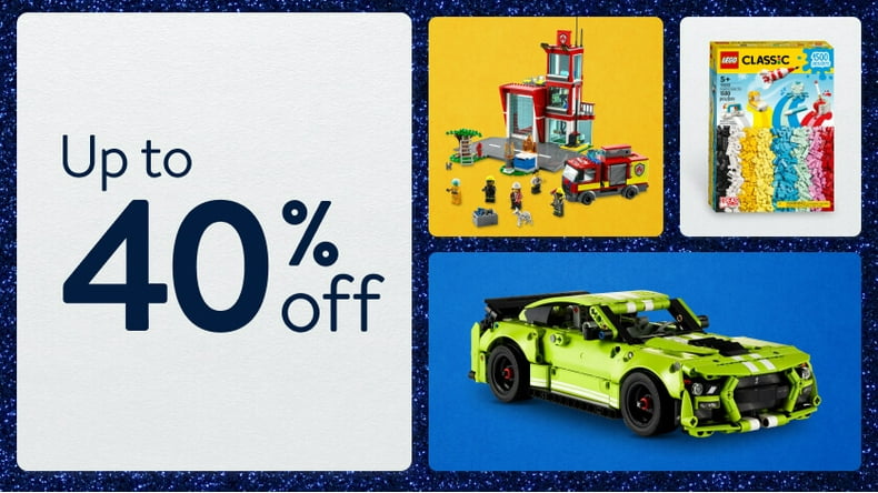 Save Up to 40% off LEGO at Walmart