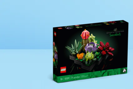Image shows LEGO Botanicals Succulents - Artificial Indoor Plant Building Set for Home, Kitchen, Desk Decor Adults Ages 18+ - Creative Birthday or Hou