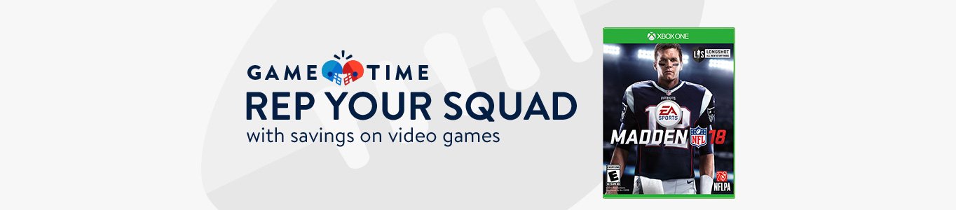 Rep your squad with savings on video games
