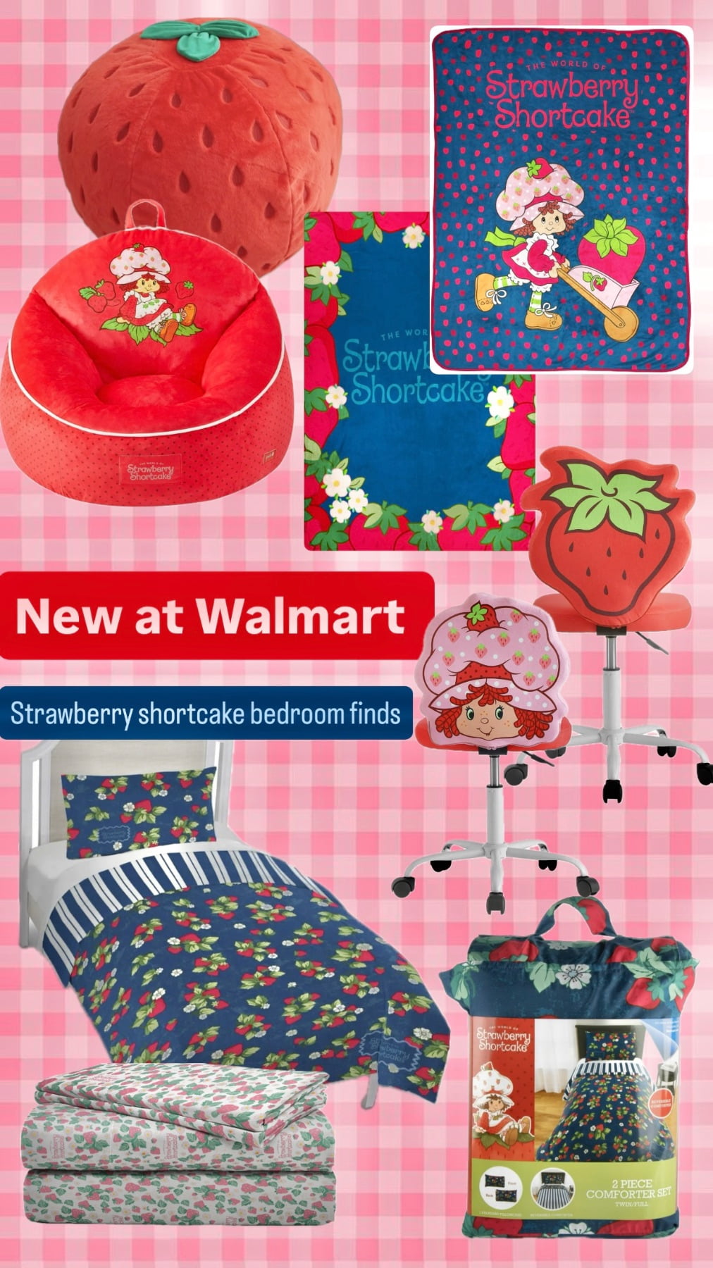 Strawberry shortcake bedroom finds ๐๐ ad, Shop post,