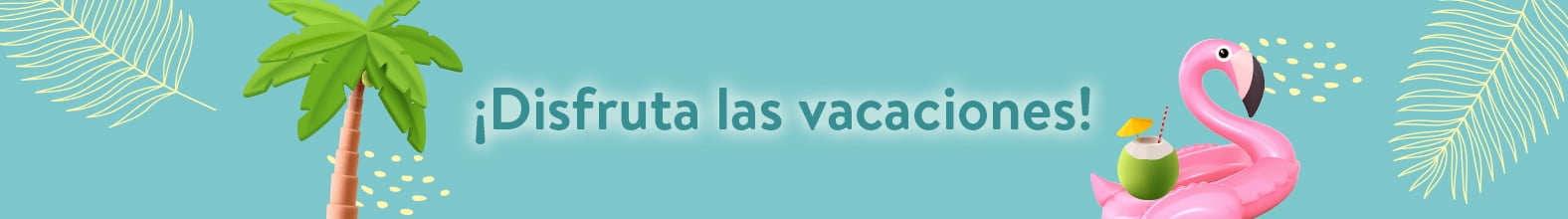 Skinny banner Vacaciones de verano en Walmart Super