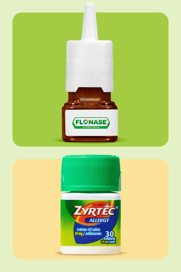springtime sniffles. Get your allergy medicine fast!