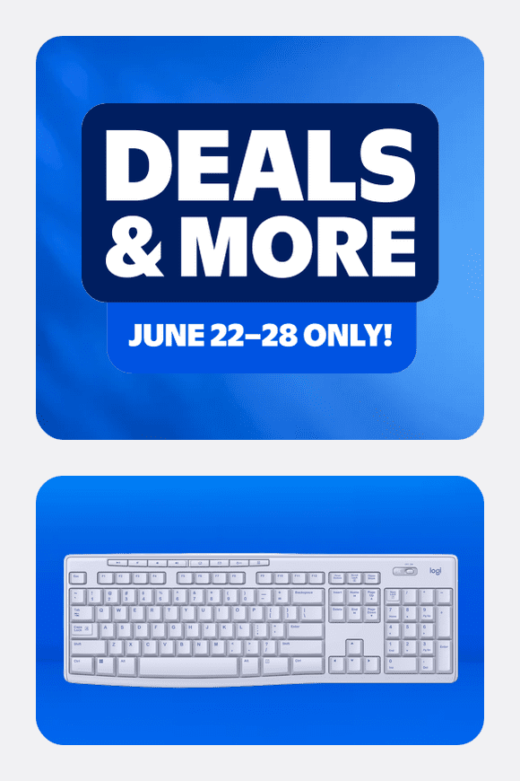 Image shows Logitech Wireless Keyboard and Mouse Combo, Walmart Exclusive, Lilac