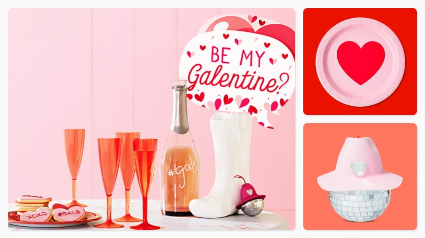 Galentine’s supplies