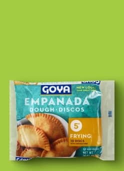 View a package of empanadas ready to be prepared.