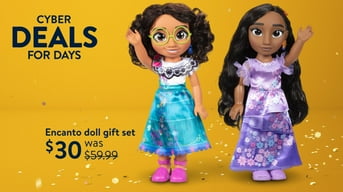 Cyber deals are here. Score major savings while they last. Shop now. Disney's Encanto Singing Sisters Mirabel and Isabela Fashion Toddler Doll Gift Set was fifty-nine dollars and ninety-nine cents, now thirty dollars