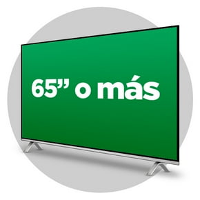 65 o más pulgadas