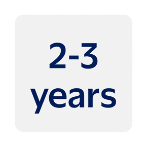 2-3 years