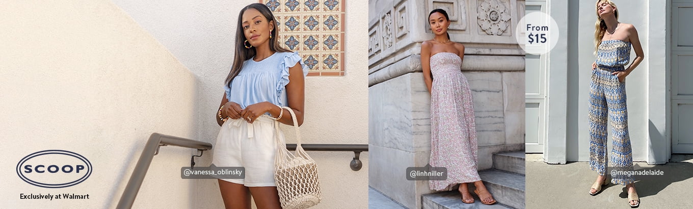 scoop walmart dress