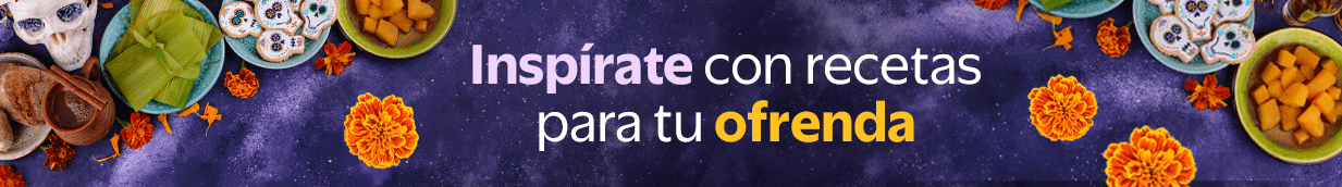 Inspirate con recetas para tu ofrenda
