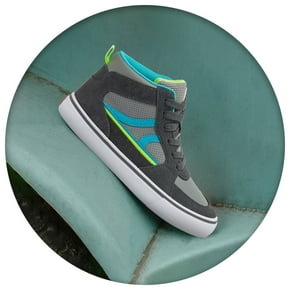 green chunky trainers